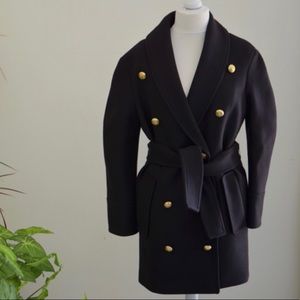 SOLD BALMAIN x H&M Wool-blend Coat